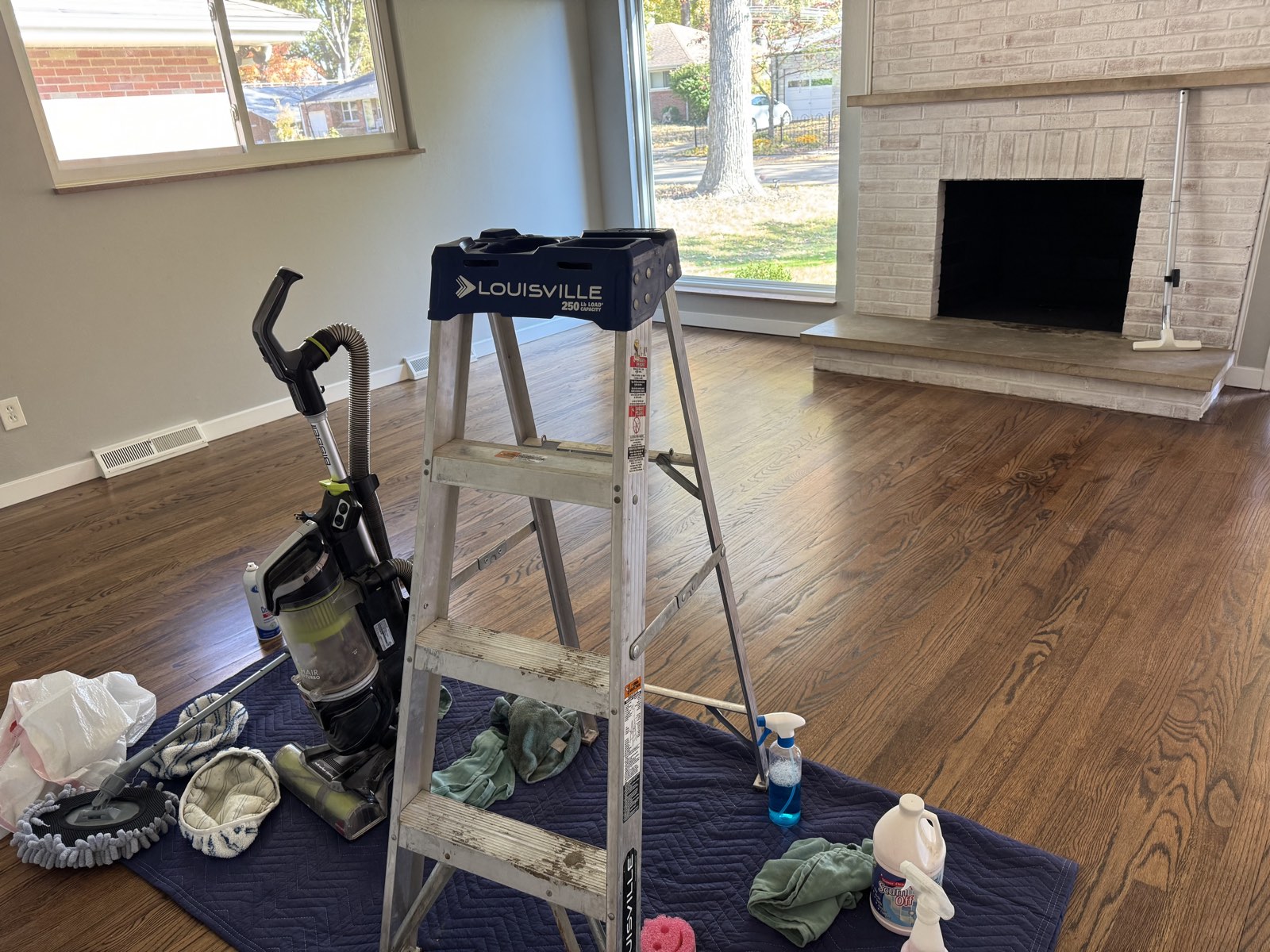 Cleared interior of a San Diego property after a full cleanout